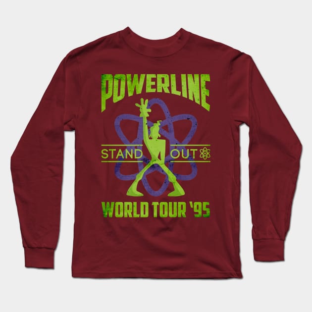 Powerline Stand Out World Tour 95 Long Sleeve T-Shirt by western.dudeooles